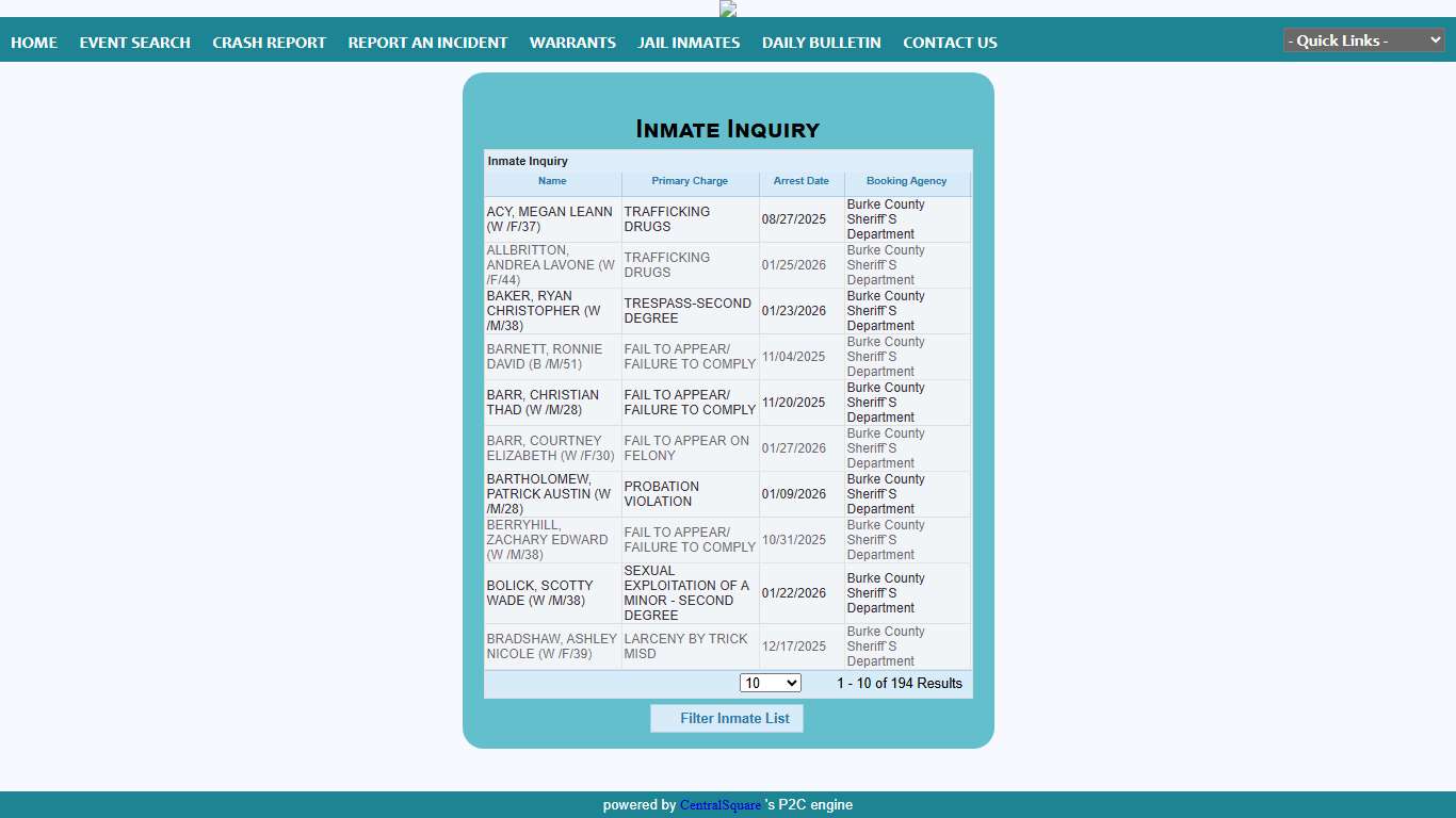 Morganton Department Public Safety P2C